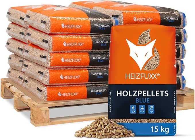 HEIZFUXX Blue Holzpellets ENplus A1 – 300 kg Palette