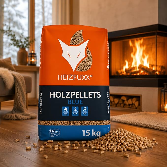 HEIZFUXX Blue Holzpellets ENplus A1 – 300 kg Palette