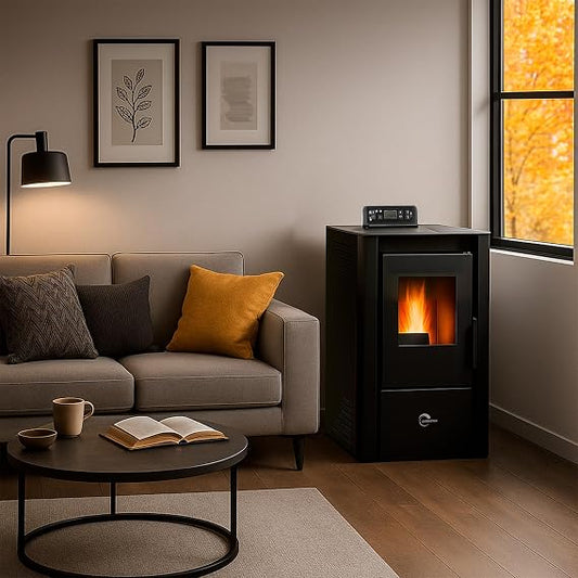 Sannover Anita Air Pelletofen – 7,6 kW Schwarz