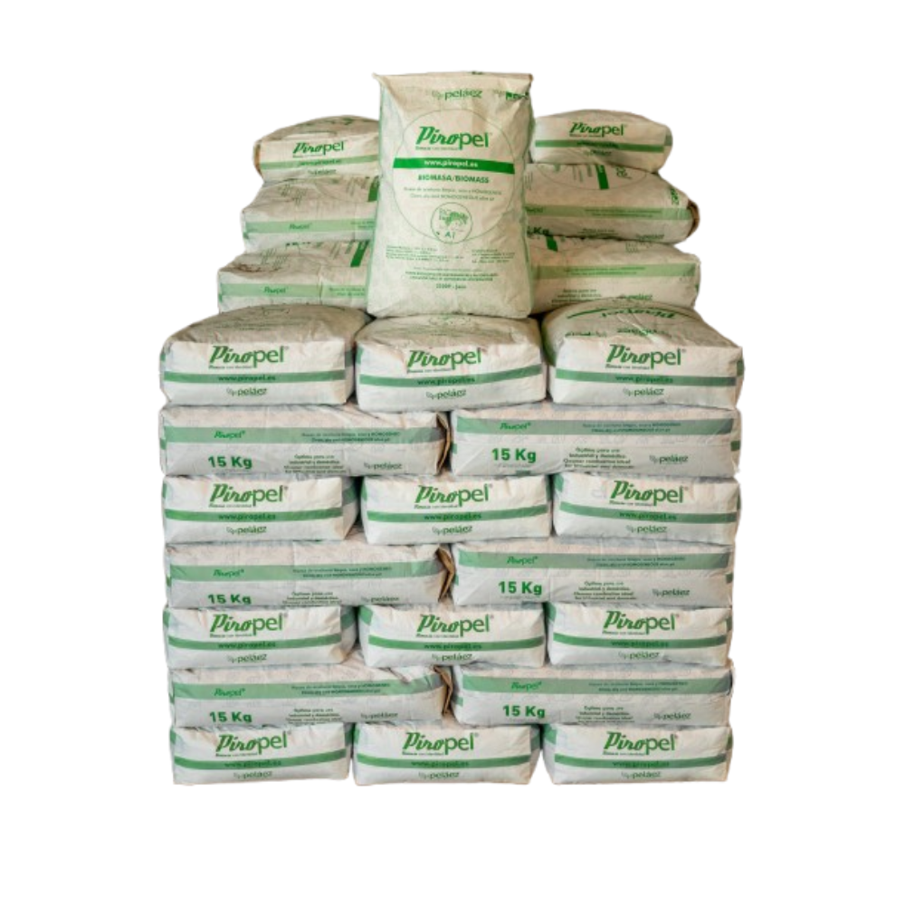 Zertifizierte Olivenkerne Piropel 70 Säcke à 15 kg