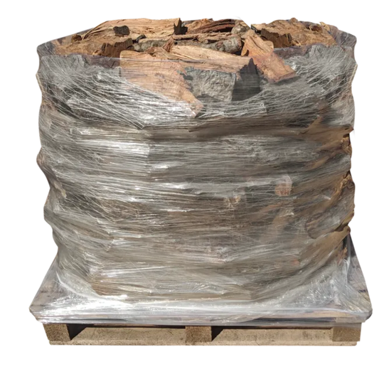 Palette Brennholz Eiche und Steineiche 1 m³ – 500 kg