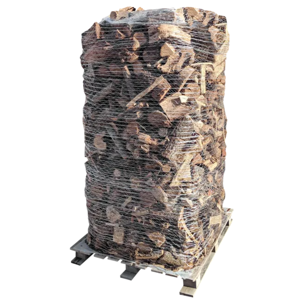 Palette Brennholz Eiche und Steineiche 2 m³ – bis zu 1000 kg