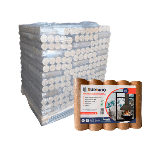 Burbriq Holzbrikett – 104 Pakete x 5 Briketts