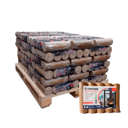 Burbriq Holzbriketts – 52 Pakete x 5 Briketts