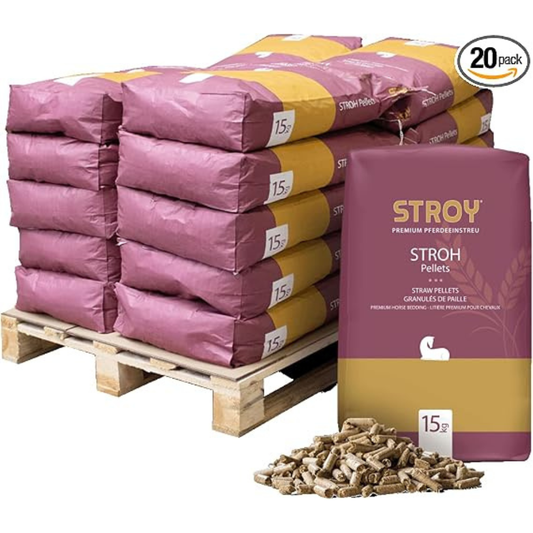 STROY Strohpellets Einstreu – 300 kg Palette