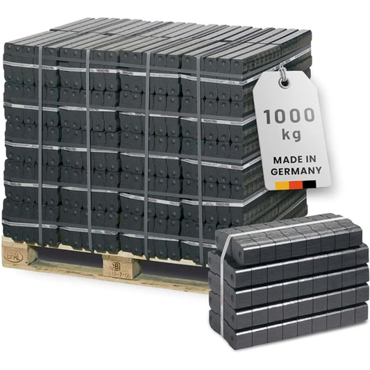 REKORD Braunkohlebriketts – 1.000 kg Palette